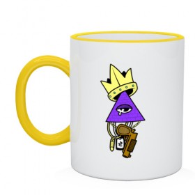 Кружка двухцветная SWAG Pyramid: в Ухте, керамика | объем — 330 мл, диаметр — 80 мм. Цветная ручка и кайма сверху, в некоторых цветах — вся внутренняя часть | bullet | chain | gun | krown | pyramid | swag | дизайн | илюминат | масоны | мода | пирамида | пистолет | сваг | свэг