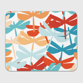 Коврик прямоугольный с принтом Стрекозы в Ухте, натуральный каучук | размер 230 х 185 мм; запечатка лицевой стороны | Тематика изображения на принте: 