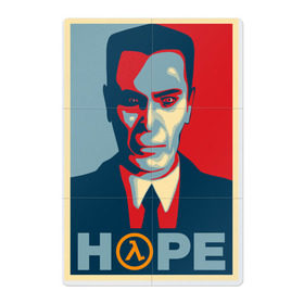 Магнитный плакат 2Х3 с принтом G-Man Hope в Ухте, Полимерный материал с магнитным слоем | 6 деталей размером 9*9 см | Тематика изображения на принте: g man | gman | half life | halflife | hl | г мэн | лайф | халва | халф | халфлайф