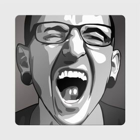 Магнит виниловый Квадрат с принтом Linkin Park в Ухте, полимерный материал с магнитным слоем | размер 9*9 см, закругленные углы | Тематика изображения на принте: bennington | chester | hip hop | linkin | mike | music | park | punk | rap | rip | rock | shinoda | song | альтернатива | беннингтон | гитара | группа | жизнь | звук | концерт | линкин | майк | метал | музыка | панк | парк | песня | рок | рэп | х