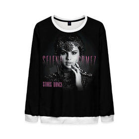 Мужской свитшот 3D с принтом Selena Gomez в Ухте, 100% полиэстер с мягким внутренним слоем | круглый вырез горловины, мягкая резинка на манжетах и поясе, свободная посадка по фигуре | Тематика изображения на принте: selena gomez