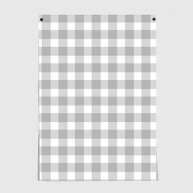 Постер Grey squares: в Ухте, 100% бумага
 | бумага, плотность 150 мг. Матовая, но за счет высокого коэффициента гладкости имеет небольшой блеск и дает на свету блики, но в отличии от глянцевой бумаги не покрыта лаком | белый | клеточка | серый | текстура