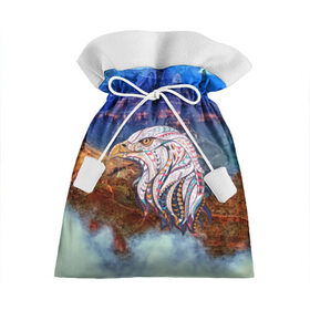 Подарочный 3D мешок eagle: в Ухте, 100% полиэстер | Размер: 29*39 см | aquila | bird | eagle | orel | usa | америка | арт | горы | каньон | небо | облака | орел | птицы | ястреб