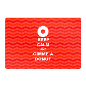 Магнитный плакат 3Х2 с принтом Gimme a donut в Ухте, Полимерный материал с магнитным слоем | 6 деталей размером 9*9 см | Тематика изображения на принте: keep calm | полосы | сериал | твин пикс | текстура | фильмы