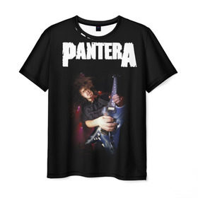Мужская футболка 3D с принтом Pantera #9 в Ухте, 100% полиэфир | прямой крой, круглый вырез горловины, длина до линии бедер | anselmo | darel | darell | darrel | darrell | dimebag | pantera | phil | ансельма | ансельмо | даймбег | даймбэг | дарел | дарелл | даррел | даррелл | даррэл | дарэл | дарэлл | пантера | фил