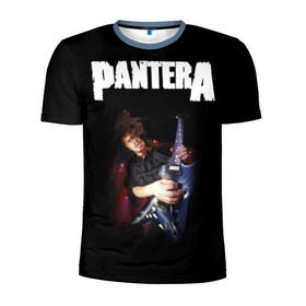 Мужская футболка 3D спортивная с принтом Pantera #9 в Ухте, 100% полиэстер с улучшенными характеристиками | приталенный силуэт, круглая горловина, широкие плечи, сужается к линии бедра | anselmo | darel | darell | darrel | darrell | dimebag | pantera | phil | ансельма | ансельмо | даймбег | даймбэг | дарел | дарелл | даррел | даррелл | даррэл | дарэл | дарэлл | пантера | фил