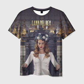 Мужская футболка 3D с принтом Lana Del Rey в Ухте, 100% полиэфир | прямой крой, круглый вырез горловины, длина до линии бедер | Тематика изображения на принте: lana del rey | лана дель рей