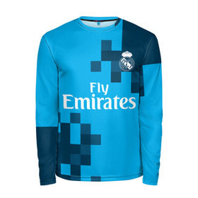 Мужской лонгслив 3D с принтом Гарет Бейл в Ухте, 100% полиэстер | длинные рукава, круглый вырез горловины, полуприлегающий силуэт | Тематика изображения на принте: bale | champions | gareth | league | madrid | real | spain | бейл | гарет | испания | лига | мадрид | реал | чемпионов