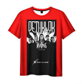 Мужская футболка 3D с принтом Metalocalypse (Dethklok) 6 в Ухте, 100% полиэфир | прямой крой, круглый вырез горловины, длина до линии бедер | Тематика изображения на принте: dethklok | metalocalypse