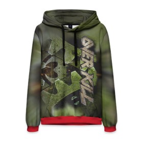 Мужская толстовка 3D с принтом Overkill 1 в Ухте, 100% полиэстер | двухслойный капюшон со шнурком для регулировки, мягкие манжеты на рукавах и по низу толстовки, спереди карман-кенгуру с мягким внутренним слоем. | Тематика изображения на принте: overkill