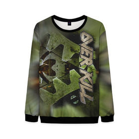 Мужской свитшот 3D с принтом Overkill 1 в Ухте, 100% полиэстер с мягким внутренним слоем | круглый вырез горловины, мягкая резинка на манжетах и поясе, свободная посадка по фигуре | Тематика изображения на принте: overkill