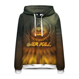 Мужская толстовка 3D с принтом Overkill 2 в Ухте, 100% полиэстер | двухслойный капюшон со шнурком для регулировки, мягкие манжеты на рукавах и по низу толстовки, спереди карман-кенгуру с мягким внутренним слоем. | Тематика изображения на принте: overkill