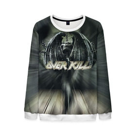 Мужской свитшот 3D с принтом Overkill 5 в Ухте, 100% полиэстер с мягким внутренним слоем | круглый вырез горловины, мягкая резинка на манжетах и поясе, свободная посадка по фигуре | Тематика изображения на принте: overkill