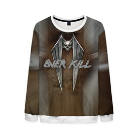 Мужской свитшот 3D с принтом Overkill 7 в Ухте, 100% полиэстер с мягким внутренним слоем | круглый вырез горловины, мягкая резинка на манжетах и поясе, свободная посадка по фигуре | Тематика изображения на принте: overkill