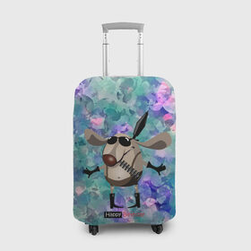 Чехол для чемодана 3D с принтом happy birthday в Ухте, 86% полиэфир, 14% спандекс | двустороннее нанесение принта, прорези для ручек и колес | abstraction | birth day | birthday | birthday party | his birthday | mosaic | my birthday | дата рождения | день рождения | именинник | мозаика | подарки | праздник | текстура