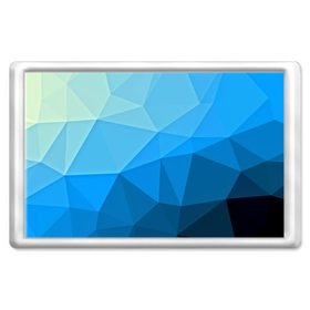 Магнит 45*70 с принтом geometric blue в Ухте, Пластик | Размер: 78*52 мм; Размер печати: 70*45 | Тематика изображения на принте: abstraction | абстракция | геометрия | грани | линии | полигоны | розовый | сочетания | текстура | треугольники