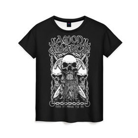Женская футболка 3D с принтом Amon Amarth #3 в Ухте, 100% полиэфир ( синтетическое хлопкоподобное полотно) | прямой крой, круглый вырез горловины, длина до линии бедер | amart | amarth | amon | death | hegg | johan | metal | music | viking | амарз | амарс | амарт | амон | викинг | дет | дэт | йохан | метал | металл | хег | хегг