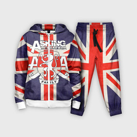 Детский костюм 3D с принтом Asking Alexandria флаг Англии в Ухте,  |  | бен брюс | герб | группа | джеймс касселлс | дэнни уорсноп | жанр | кэмерон лидделл | лев | музыка | музыканты | песни | рок | сэм бэттли | хэви метал | электроникор