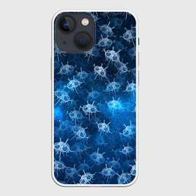 Чехол для iPhone 13 mini с принтом Летающие макаронные монстры в Ухте,  |  | Тематика изображения на принте: галактикаб паттерн | звезды | космос | лапша | лмм | мем | пастафарианство | спагетти | тефтели | фрикадельки