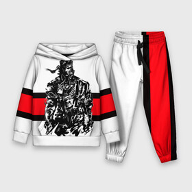 Детский костюм 3D (с толстовкой) с принтом Snake в Ухте,  |  | game | metal gear | mgs | snake | solid | змей | игра | шпион