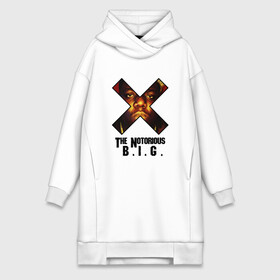 Платье-худи хлопок с принтом The Notorious B.I.G. в Ухте,  |  | big poppa | biggie | biggie smalls | frank white | notorious big | бигги смолс | восточное | враг | друг | западное | музыкант | певец | побережье | реп | репер | тупака | уоллес | хип хоп | хипхоп