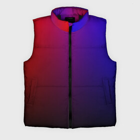 Мужской жилет утепленный 3D с принтом Градиент 3 в Ухте,  |  | градиент | красный | синий | текстура | цвет