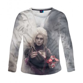 Женский лонгслив 3D с принтом Робот в Ухте, 100% полиэстер | длинные рукава, круглый вырез горловины, полуприлегающий силуэт | destiny | destiny 2 | дестени