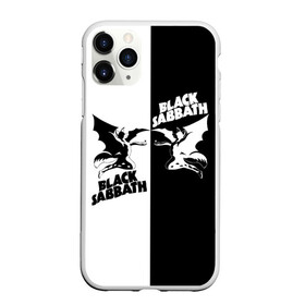 Чехол для iPhone 11 Pro Max матовый с принтом Black Sabbath в Ухте, Силикон |  | black sabbath | ангел | белое | билл уорд | гизер батлер | группа | демон | инь и янь | крылья | метал | музыка | надпись | оззи | осборн | песни | рок | тони айомми | хард рок | хеви метал | черное