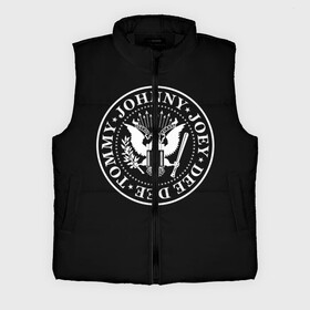 Мужской жилет утепленный 3D с принтом The Ramones в Ухте,  |  | Тематика изображения на принте: punk | ramones | rock | панк | рамонс | рок