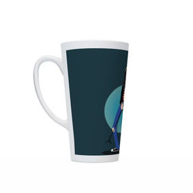 Кружка Латте Джоуи: в Ухте, Белая керамика | Объем 480 мл; Высота 150 мм; Диаметр 90 мм | punk | ramones | rock | панк | рамонс | рок