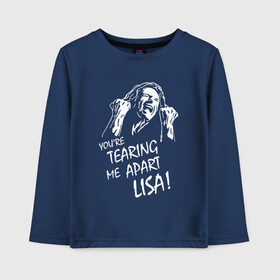 Детский лонгслив хлопок Tearing me apart: в Ухте, 100% хлопок | круглый вырез горловины, полуприлегающий силуэт, длина до линии бедер | disaster artist | the room | tommy | горе творец | комната | томми