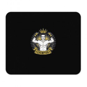 Коврик прямоугольный с принтом BOXING CLUB в Ухте, натуральный каучук | размер 230 х 185 мм; запечатка лицевой стороны | 