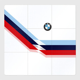 Магнитный плакат 3Х3 с принтом BMW | БМВ WHITE в Ухте, Полимерный материал с магнитным слоем | 9 деталей размером 9*9 см | Тематика изображения на принте: bmw | автомобиль | автомобильные | бмв | лучшие | марка | машины | мужчинам | патриот | подарок | прикольные | тренд | фанат | флаг