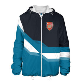 Мужская куртка 3D с принтом Арсенал / FC Arsenal 2018 #1 в Ухте, ткань верха — 100% полиэстер, подклад — флис | прямой крой, подол и капюшон оформлены резинкой с фиксаторами, два кармана без застежек по бокам, один большой потайной карман на груди. Карман на груди застегивается на липучку | fc | геометрия | эмблема