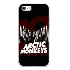 Чехол для iPhone 5/5S матовый с принтом Группа Arctic Monkeys в Ухте, Силикон | Область печати: задняя сторона чехла, без боковых панелей | алекс тёрнер | арктик | арктические мартышки | гаражный | группа | дж ейми кук | инди рок | манкис | музыка | мэтт хелдер | ник о мэлли | обезьяна | постпанк ривайвл | психоделический | рок