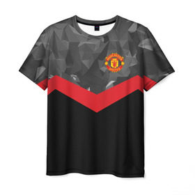 Мужская футболка 3D с принтом Manchester United 2018 #14 в Ухте, 100% полиэфир | прямой крой, круглый вырез горловины, длина до линии бедер | emirates | fc | manchester united | абстракция | геометрия | зож | клуб | линии | манчестер юнайтед | модные | мяч | россии | спорт | спортивные | стиль | тренды | футбол | футбольный клуб | экстрим | эмблема