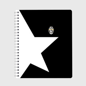 Тетрадь с принтом Juventus Ювентус 2018 в Ухте, 100% бумага | 48 листов, плотность листов — 60 г/м2, плотность картонной обложки — 250 г/м2. Листы скреплены сбоку удобной пружинной спиралью. Уголки страниц и обложки скругленные. Цвет линий — светло-серый
 | fly emirates | juventus | ronaldo | клуб | линии | мода | модные | мяч | реал мадрид | спорт | спортивные | стиль | футбол | футбольный клуб | экстрим | эмблема | ювентус