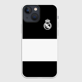 Чехол для iPhone 13 mini Real Madrid Black Collection: в Ухте,  |  | emirates | fc | real madrid | клуб | мяч | реал мадрид