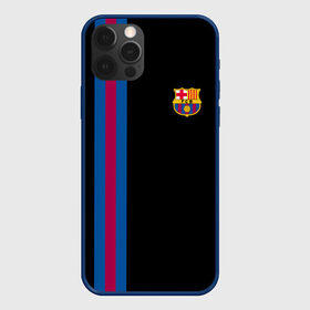 Чехол для iPhone 12 Pro с принтом FC Barcelona Line Collection в Ухте, силикон | область печати: задняя сторона чехла, без боковых панелей | Тематика изображения на принте: fc | барселона | эмблема