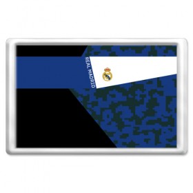 Магнит 45*70 с принтом Real Madrid 2018 Sport Version в Ухте, Пластик | Размер: 78*52 мм; Размер печати: 70*45 | Тематика изображения на принте: emirates | fc | real madrid | клуб | мяч | реал мадрид