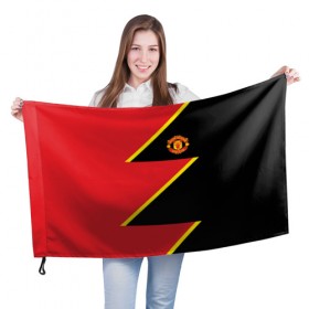 Флаг 3D с принтом Manchester United 2018 Storm в Ухте, 100% полиэстер | плотность ткани — 95 г/м2, размер — 67 х 109 см. Принт наносится с одной стороны | emirates | fc | manchester united | абстракция | геометрия | зож | клуб | линии | манчестер юнайтед | модные | мяч | россии | спорт | спортивные | стиль | тренды | футбол | футбольный клуб | экстрим | эмблема