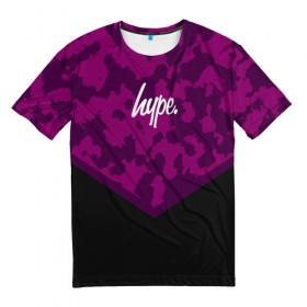 Мужская футболка 3D с принтом Hype Military #1 в Ухте, 100% полиэфир | прямой крой, круглый вырез горловины, длина до линии бедер | brand | camo | hype | military | rap  | swag | камо | камуфляж | милитари | надписи | тренд | тренды | узоры | хайп | хаки