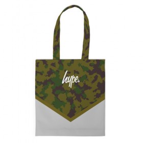 Сумка 3D повседневная с принтом Hype Military #4 в Ухте, 100% полиэстер | Плотность: 200 г/м2; Размер: 34×35 см; Высота лямок: 30 см | brand | camo | hype | military | rap | swag | камо | камуфляж | милитари | надписи | тренд | тренды | узоры | хайп | хаки