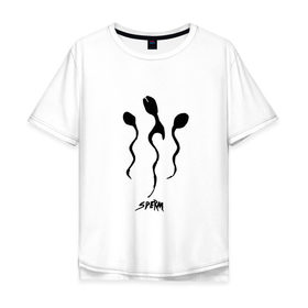 Мужская футболка хлопок Oversize с принтом OOMPH! Sperm 1 в Ухте, 100% хлопок | свободный крой, круглый ворот, “спинка” длиннее передней части | Тематика изображения на принте: andreas crap | defekt | dero goi | des wahnsinns fette beut | ego | glaubeliebetod | monster | oomph | plastik | robert flux | sperm | unrein | wahrheit oder pflicht | wunschkind
