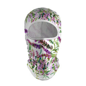 Балаклава 3D с принтом Лаванда в Ухте, 100% полиэстер, ткань с особыми свойствами — Activecool | плотность 150–180 г/м2; хорошо тянется, но при этом сохраняет форму. Закрывает шею, вокруг отверстия для глаз кайма. Единый размер | vppdgryphon | арт | лаванда | лес | тропики | франция | цветок | цветы