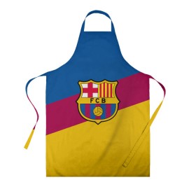 Фартук 3D с принтом FC Barcelona 2018 Colors в Ухте, 100% полиэстер | общий размер — 65 х 85 см, ширина нагрудника — 26 см, горловина — 53 см, длина завязок — 54 см, общий обхват в поясе — 173 см. Принт на завязках и на горловине наносится с двух сторон, на основной части фартука — только с внешней стороны | fc | fc barcelona | fcb | fly emirates | ronaldo | абстракция | барселона | геометрия | зож | клуб | линии | месси | модные | мяч | реал мадрид | спорт | спортивные | тренды | футбол | футбольный клуб | эмблема
