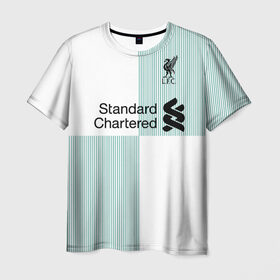 Мужская футболка 3D с принтом Sturridge away 2018 в Ухте, 100% полиэфир | прямой крой, круглый вырез горловины, длина до линии бедер | Тематика изображения на принте: apl | champions | daniel | england | league | liverpool | sturridge
