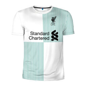 Мужская футболка 3D спортивная с принтом Sturridge away 2018 в Ухте, 100% полиэстер с улучшенными характеристиками | приталенный силуэт, круглая горловина, широкие плечи, сужается к линии бедра | apl | champions | daniel | england | league | liverpool | sturridge