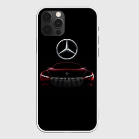 Чехол для iPhone 12 Pro с принтом Мерседес Будущего в Ухте, силикон | область печати: задняя сторона чехла, без боковых панелей | Тематика изображения на принте: mercedes | марка | машины | мерседес