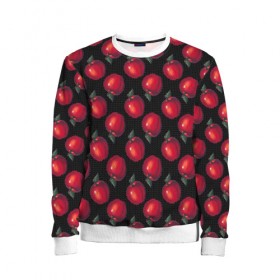 Детский свитшот 3D Яблочки: в Ухте, 100% полиэстер | свободная посадка, прямой крой, мягкая тканевая резинка на рукавах и понизу свитшота |